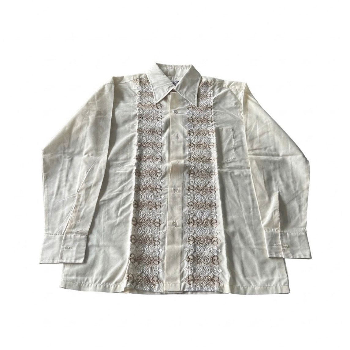Corstan Embroidered Guayabera Shirt