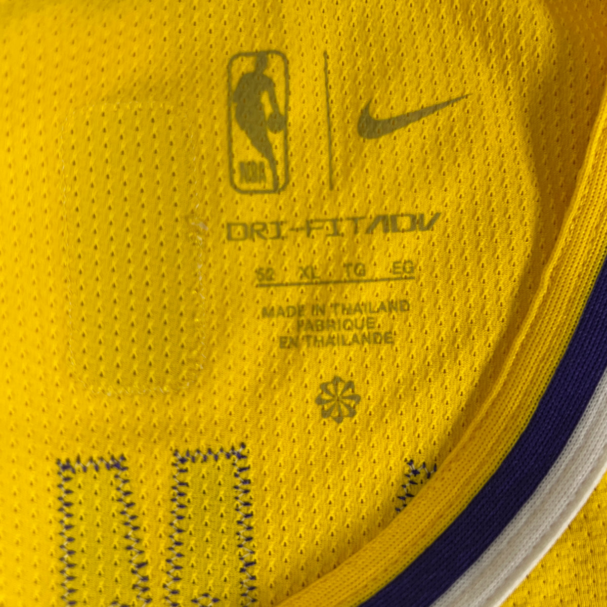 Nike Los Angeles Lakers LeBron James #6 Gold Jersey