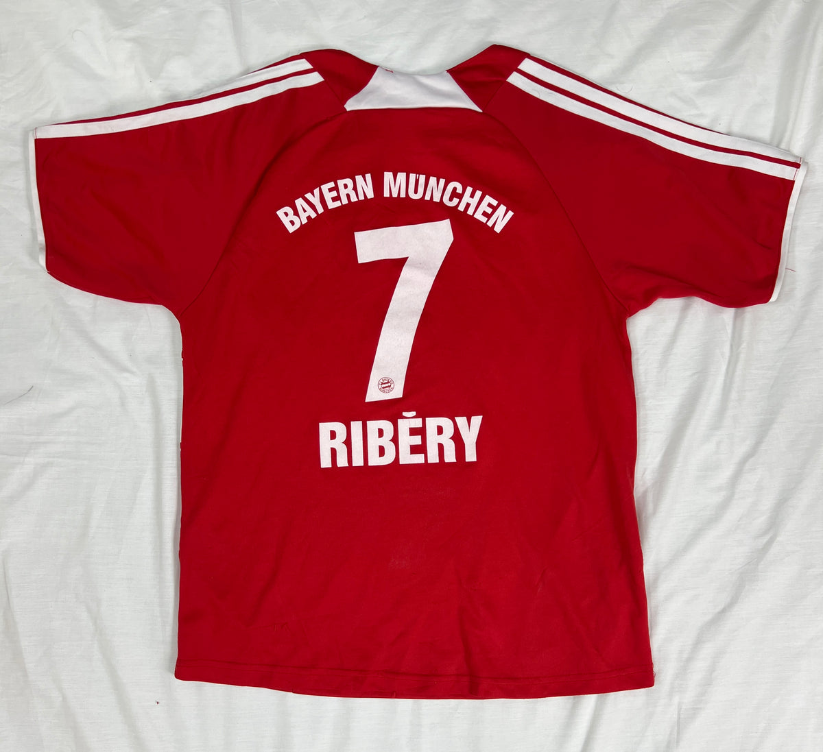 Vintage 2007–08 Adidas Bayern Munich Franck Ribéry #7 Home Jersey