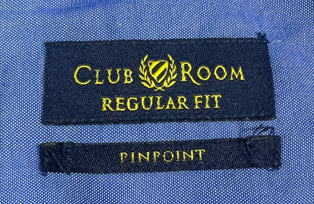 Club Room Regular Fit Blue Shirt