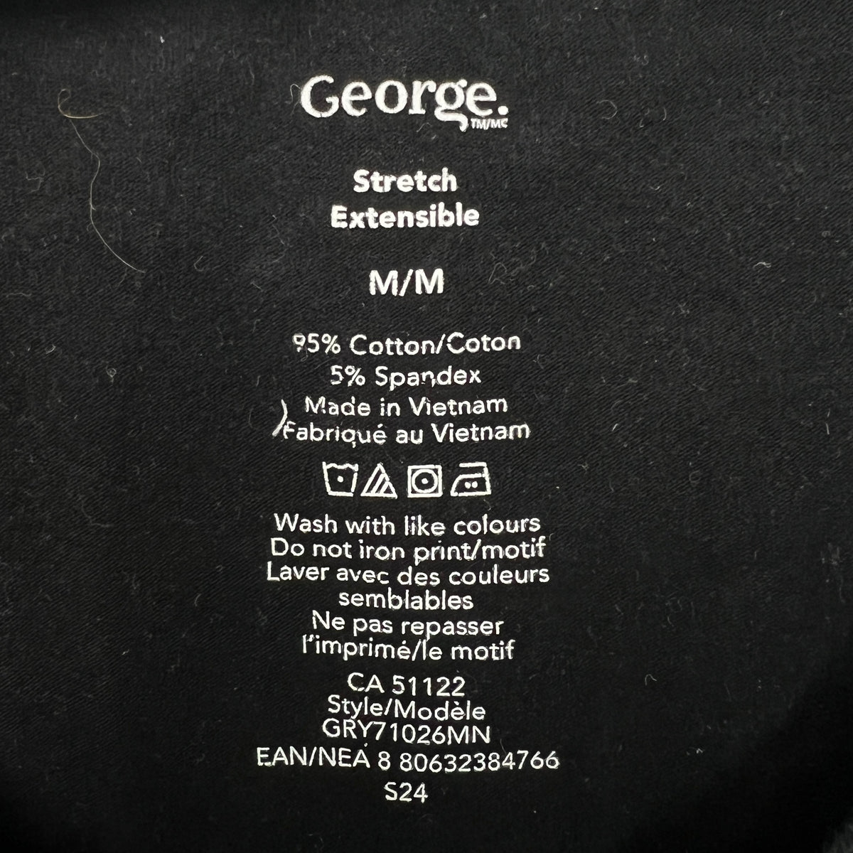 George Stretch Extensible Cotton T-Shirt