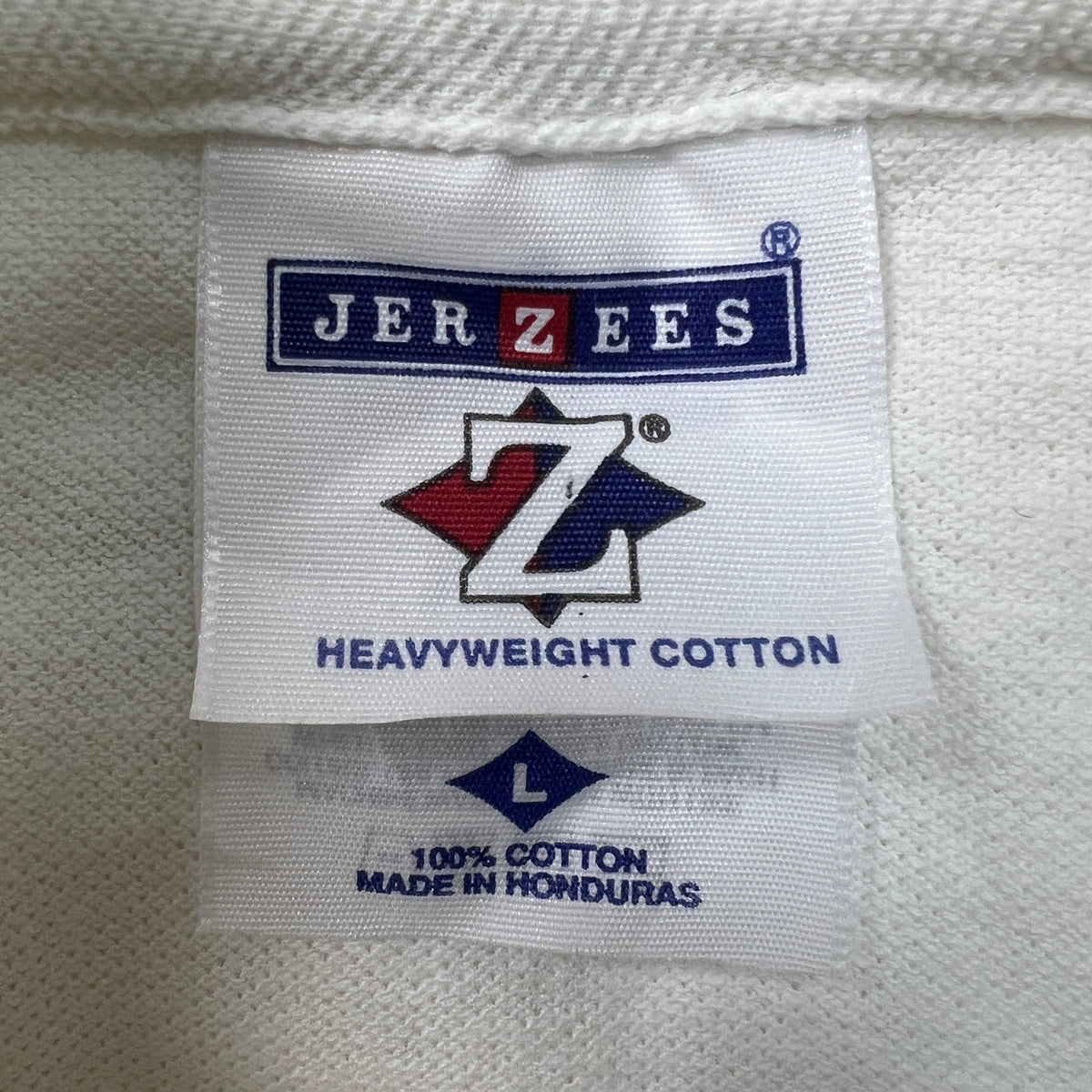 Jerzees White Polo Men T-Shirt | Heavy Cotton