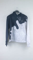 Black and white hoodie
