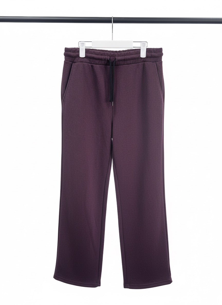 Sinsay baggy fit trouser Maroon