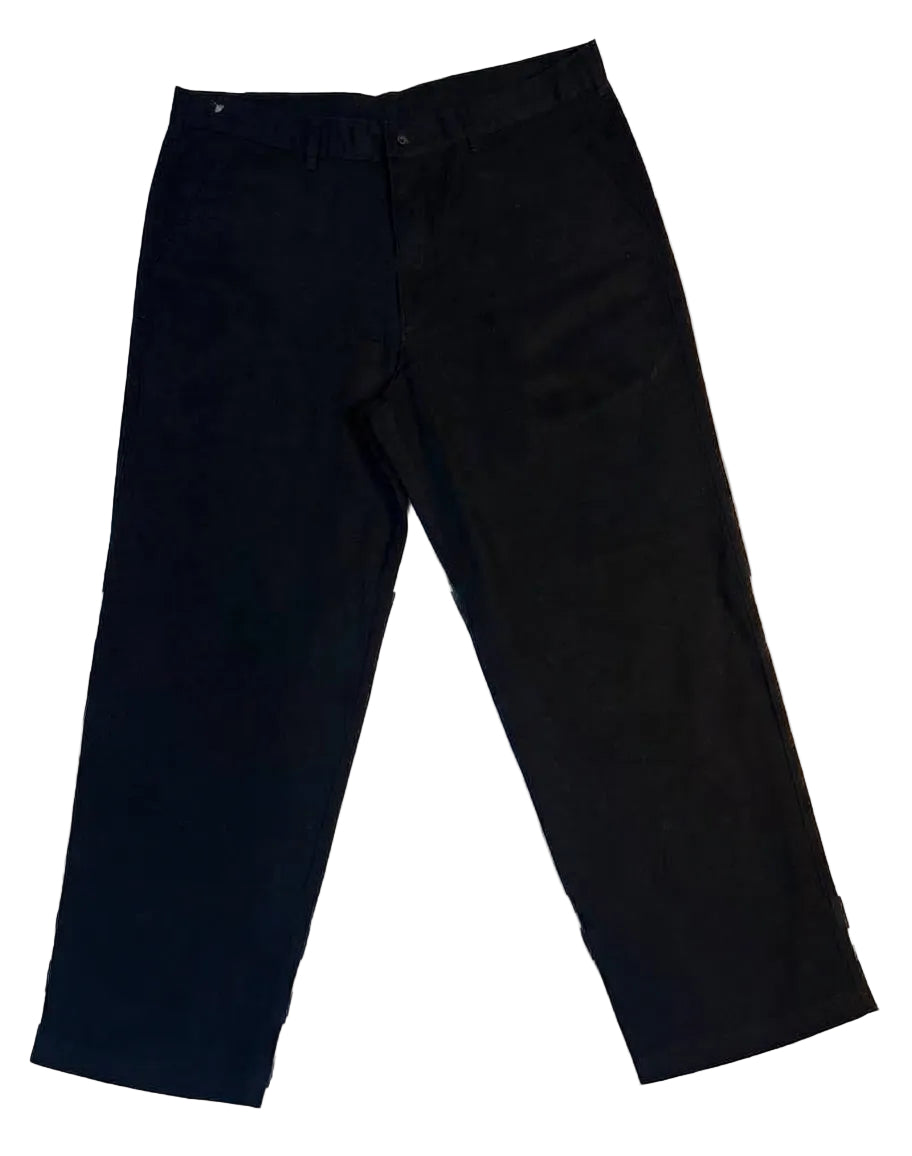 George Mens Cotton Black Pant