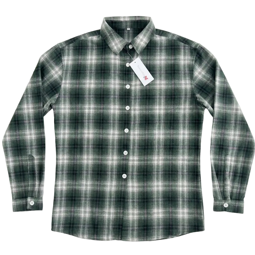 Green Checked Shirt | XXL