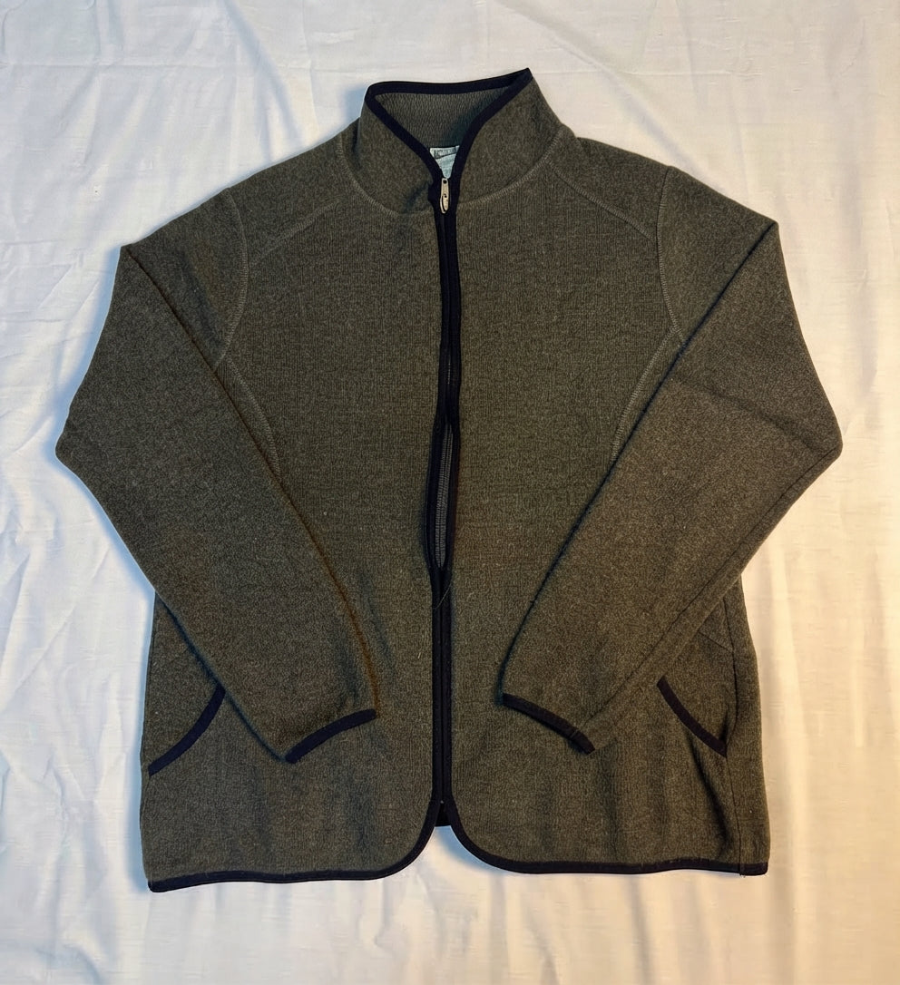 Tilley Knit fleece Zip-up Sweater Vest