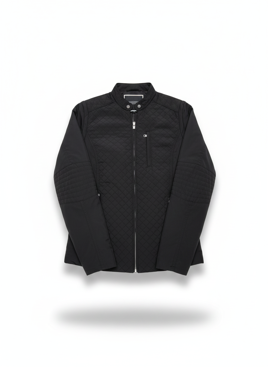 RW&CO - Black Quilted Lightweight Jacket