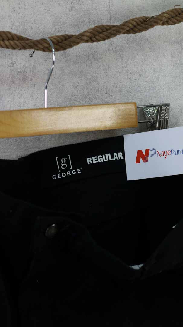 George Regular Jeans| Black Jeans [g]