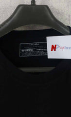 Acura SGR Black Round Neck T-Shirt