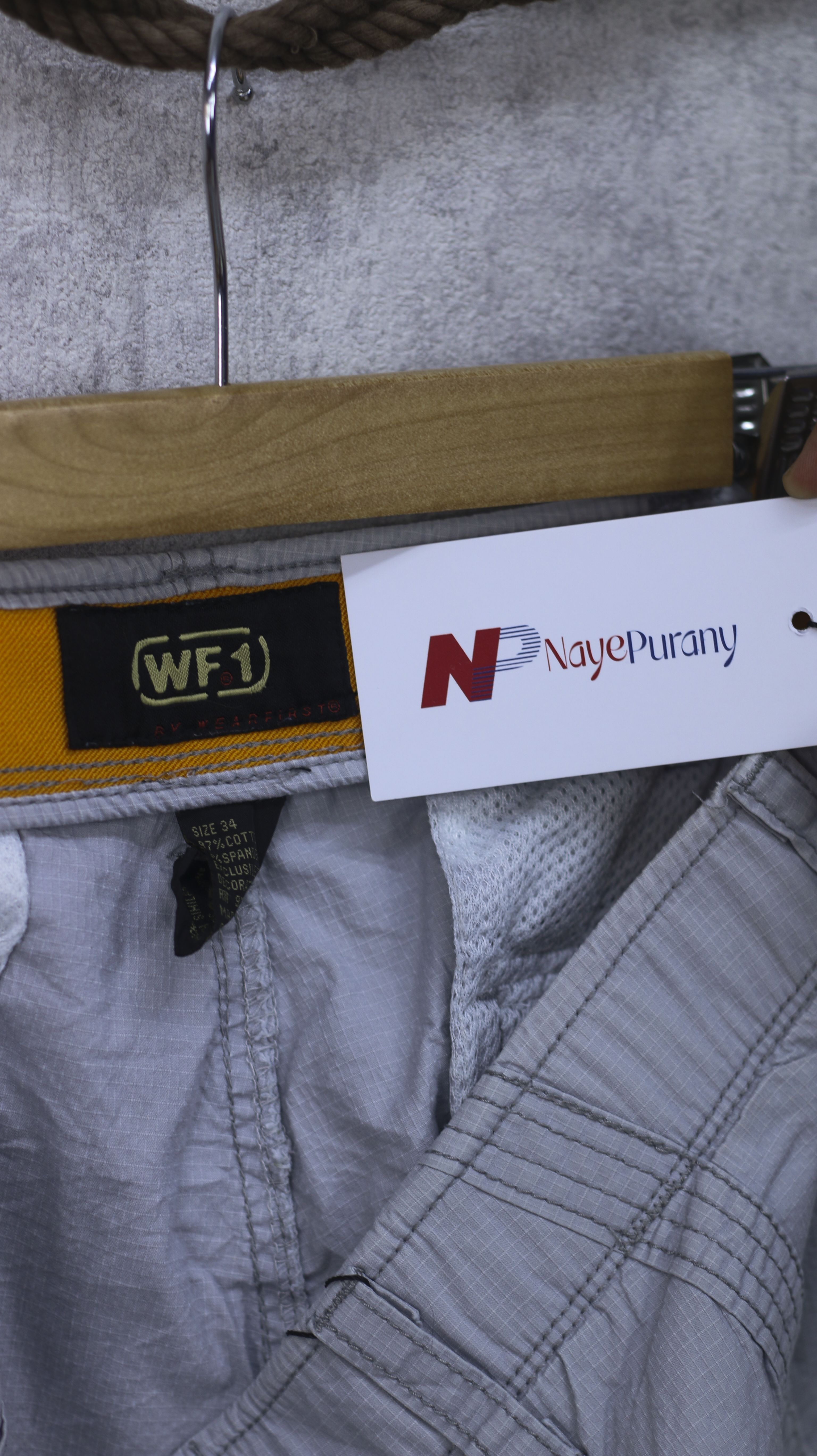 WF1 by Wear First Men's Cargo Shorts
