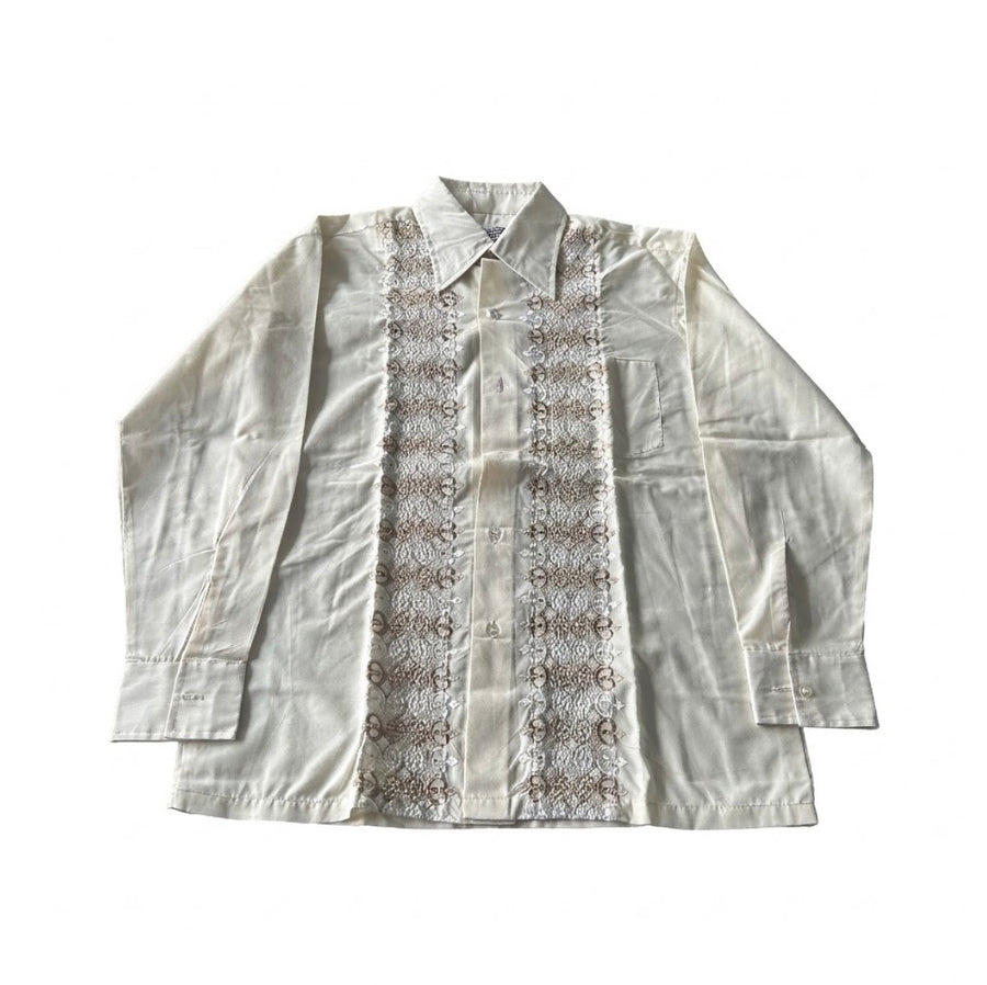 Corstan Embroidered Guayabera Shirt