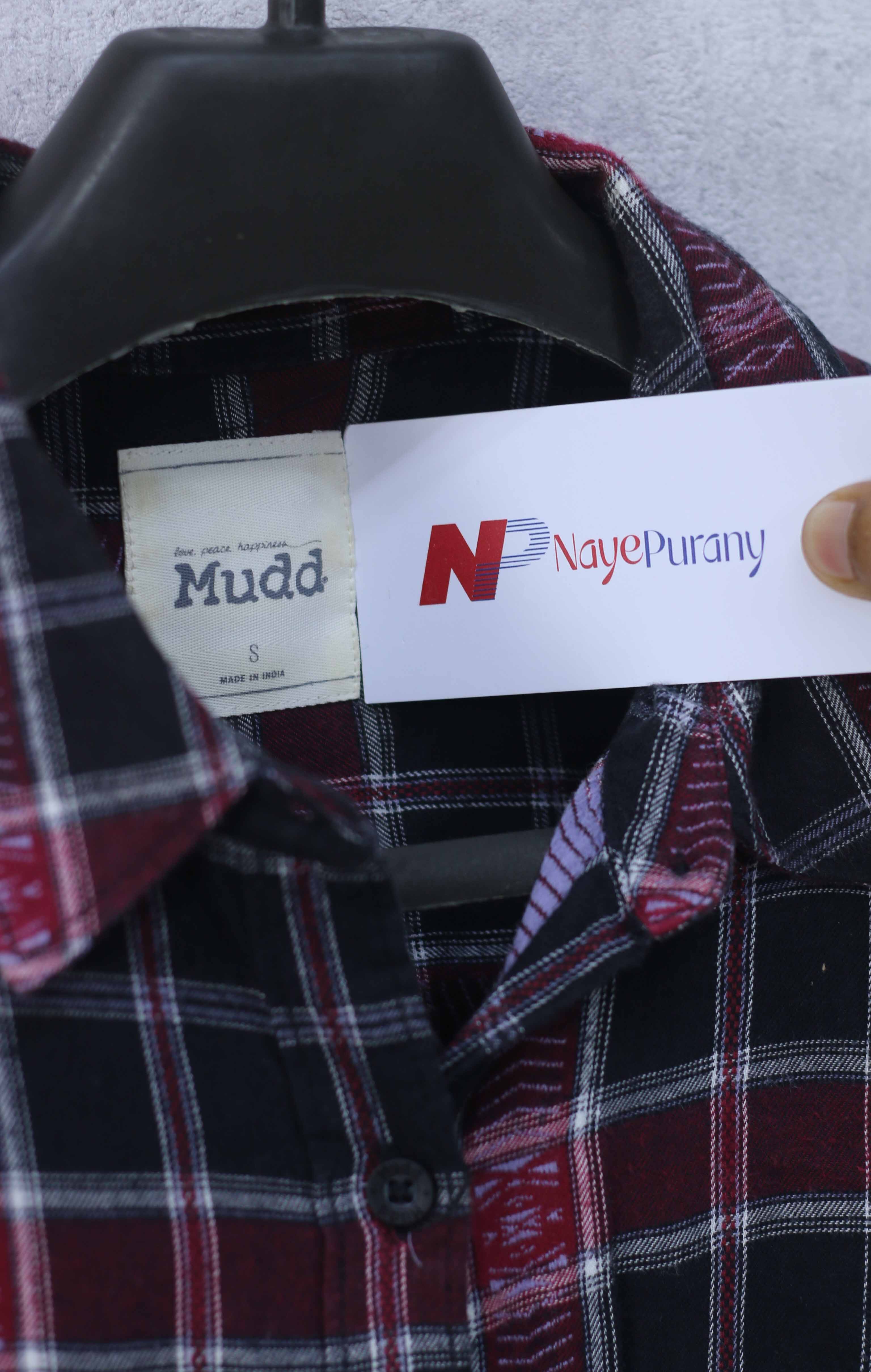 Mudd Made in india Red White Check Shirt