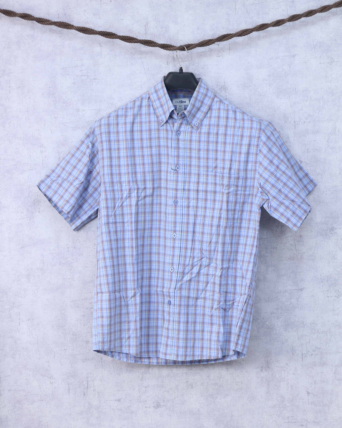 Outline check Shirt