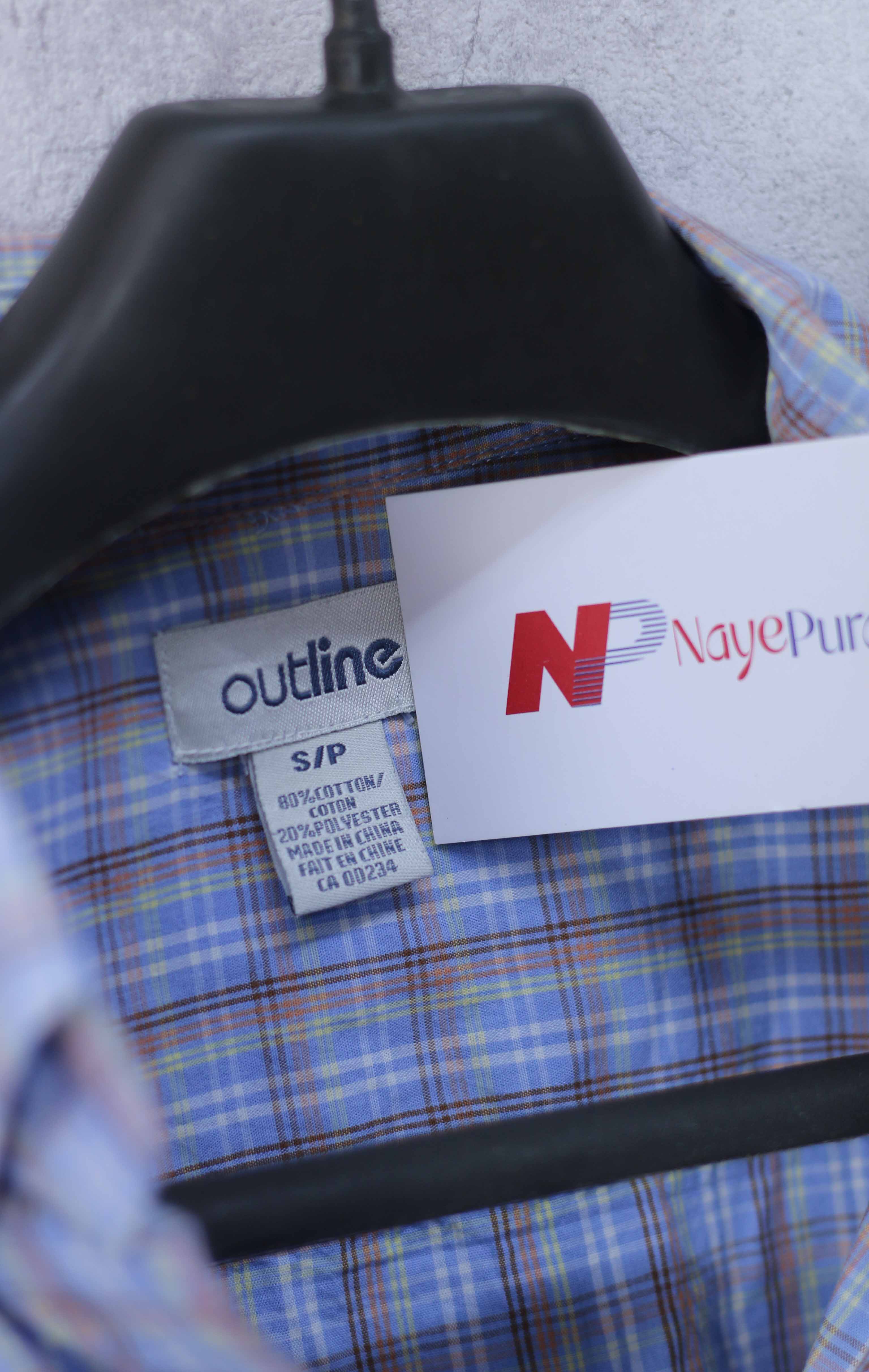 Outline check Shirt