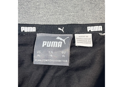 Puma Grey & Black Polo T-Shirt