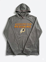 NFL Team Men's Gray Washington Redskins Logo Pullover Hoodie