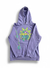 Rick & Morty - Lavender Purple Graphic Print Streetwear Hoodie
