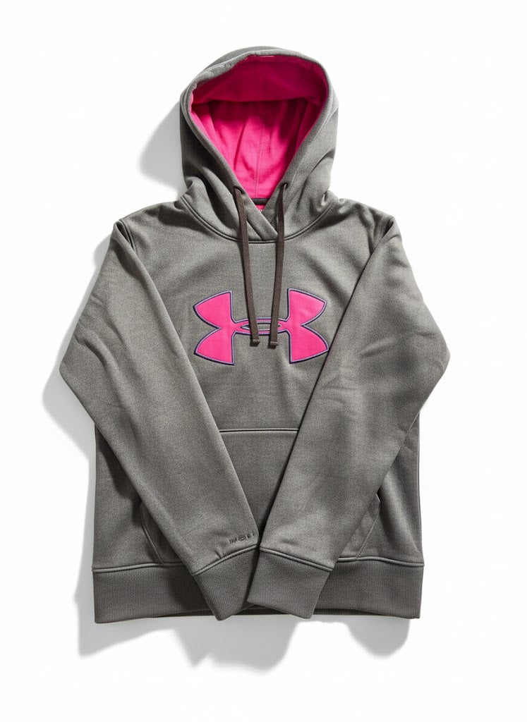Under Armour Contrast Pop Women's Gray Pullover Hoodie