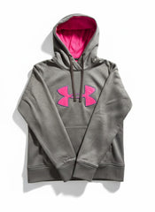 Under Armour Contrast Pop Women's Gray Pullover Hoodie