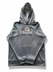 Hot Chocolate 15K/5K Race Day Gray Pullover Hoodie