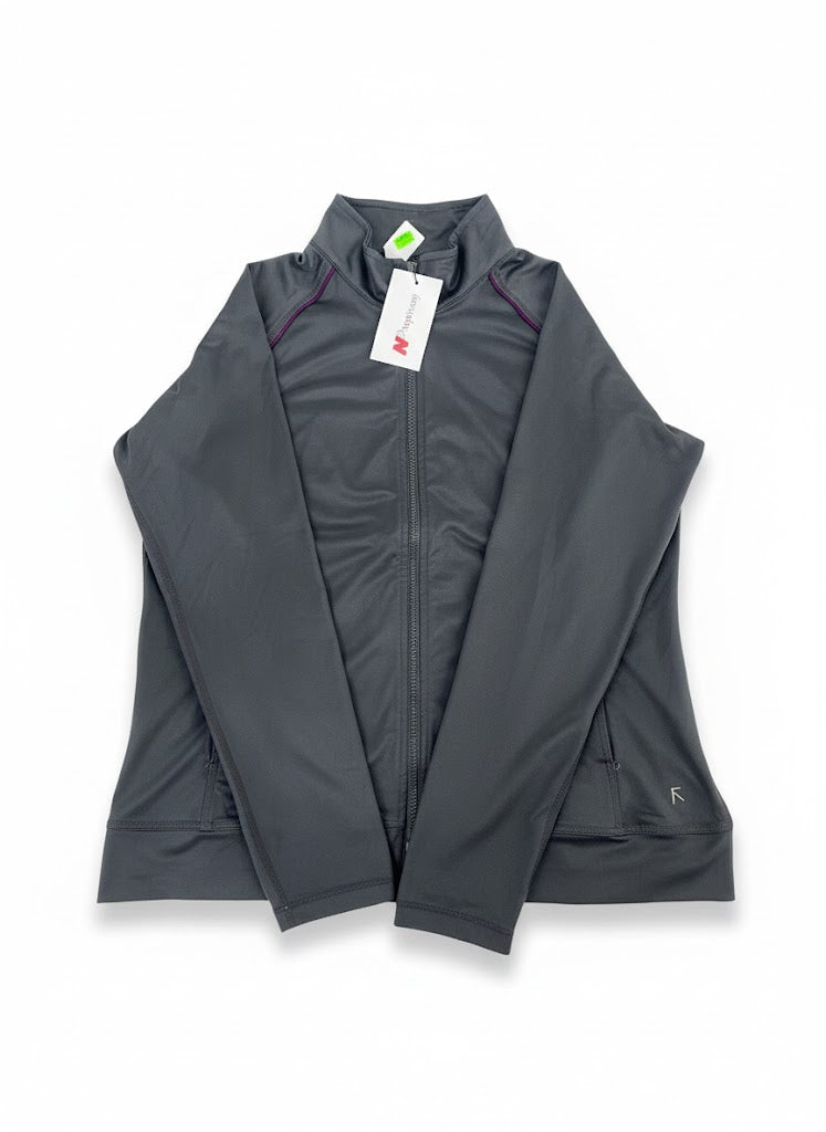 Danskin - Lightweight Running/Training Jacket - Gray