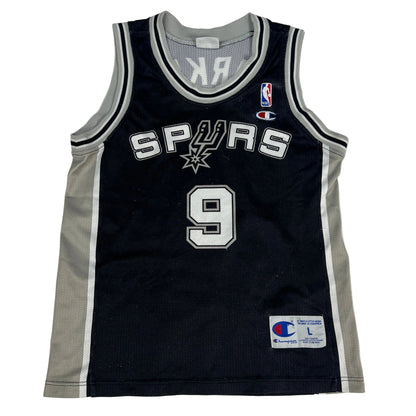 Vintage Champion San Antonio Spurs Tony Parker #9 NBA Jersey (European Edition)