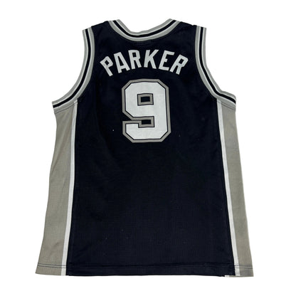 Vintage Champion San Antonio Spurs Tony Parker #9 NBA Jersey (European Edition)