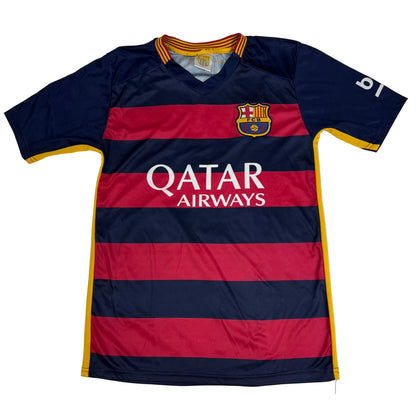 FC Barcelona Messi #10 Home Jersey – Qatar Airways
