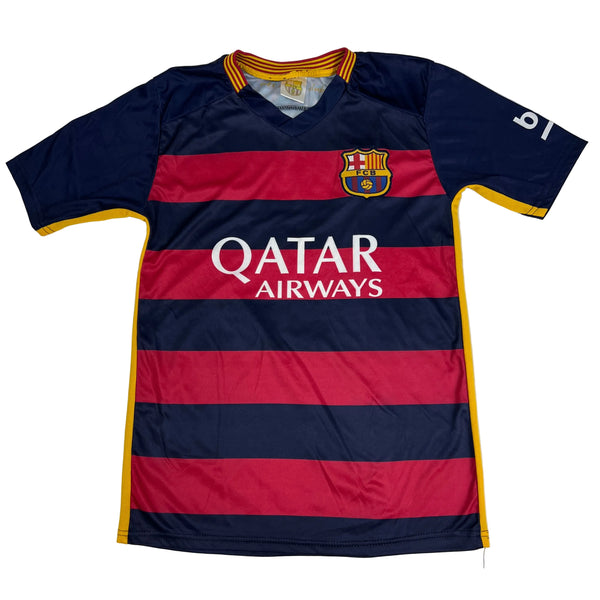 FC Barcelona Messi #10 Home Jersey – Qatar Airways