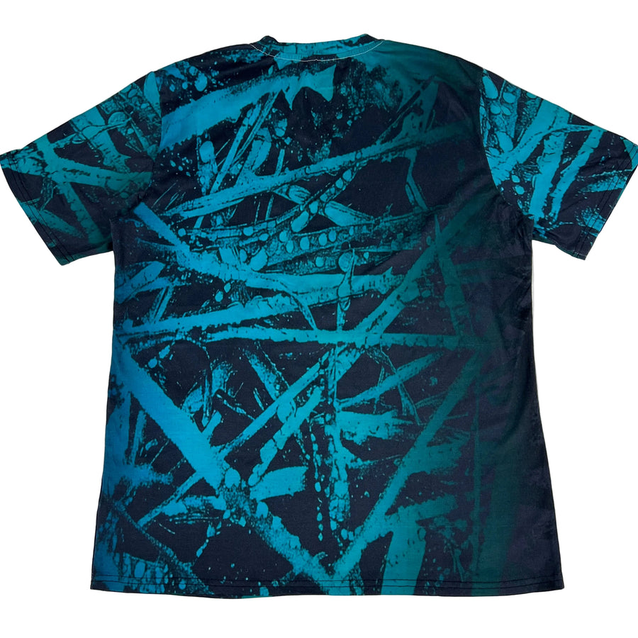 Teal and Dark Blue T-shirt