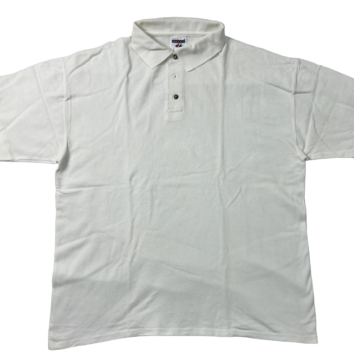 Jerzees White Polo Men T-Shirt | Heavy Cotton