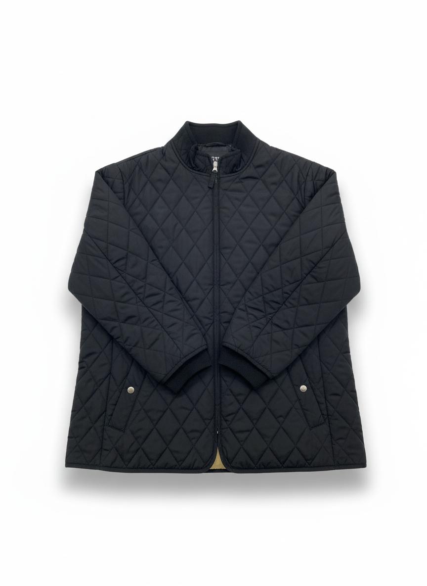 Land’s End Black Quilted Jacket