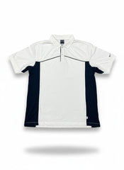 NIKE White Blue Polo T-shirt