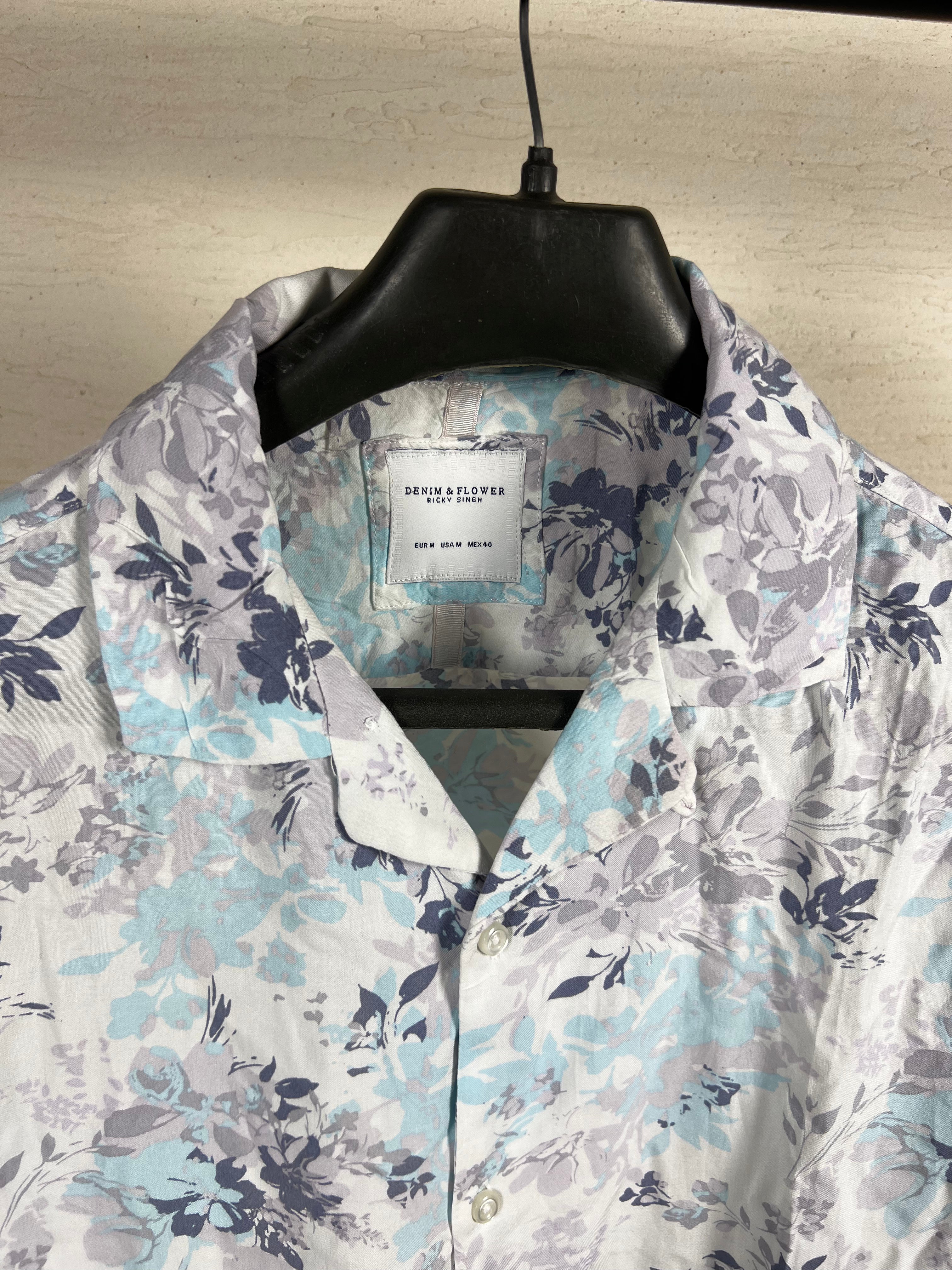 Denim & flower